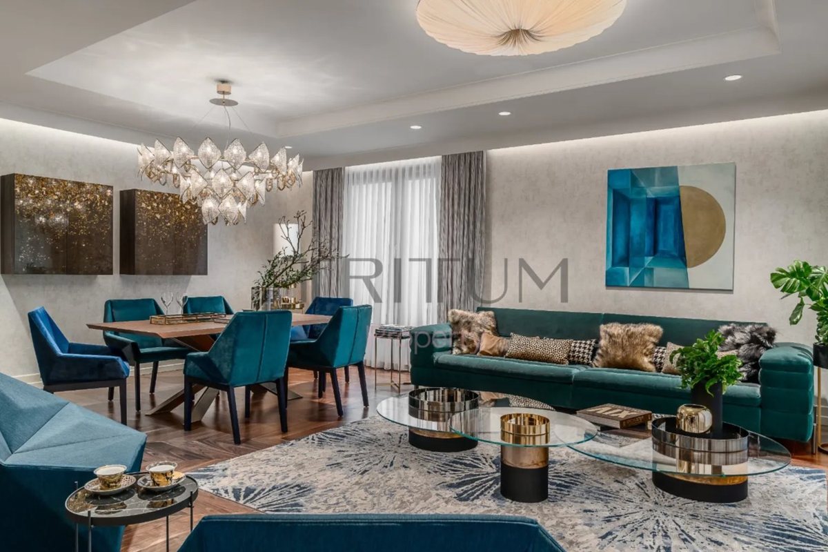 Salon apartamentu w Nowym Orłowie